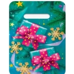 Пакет с прорубной ручкой 20*30см Новый Год Пакет с прорубной ручкой 20*30см Новый Год