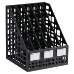 Лоток для бумаг вертикальный СТАММ, сборный, 6 отделений, черный ЛТВ-63726 Лоток для бумаг вертикальный СТАММ, сборный, 6 отделений, черный ЛТВ-63726