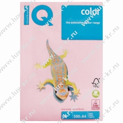IQ COLOR  PI25  бумага цветная (А4, 80г,  500л розовый)