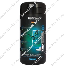 Defender, Чистящие салфетки для всех типов мониторов в тубе (100шт.) (30102)
