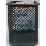 BRAUBERG "Germanium", Стакан металлический, квадратное основание, 98х80х80 мм, черный, 231938 BRAUBERG "Germanium", Стакан металлический, квадратное основание, 98х80х80 мм, черный, 231938