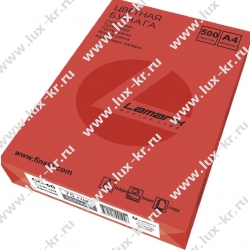 Lamark CC-60 красный Бумага цветная для печати, А4, 75г, 500л