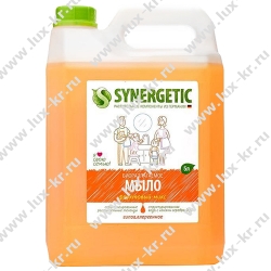 Мыло жидкое Synergetic "Фруктовый микс", гипоаллергенное, биоразлагаемое 5л