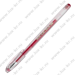 Ручка гелевая Crown "Hi-Jell" HJR-500B красная, 0,5мм