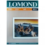 Бумага Lomond 230г/м, 1-сторонняя, матовая, 50 листов, А4 (0102016)