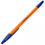Ручка шар. Erich Krause R-301 ORANGE 0,7 stick син. ЕК43194