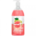 Крем-мыло жидкое Grass MILANA 1л Гуава с дозатором Крем-мыло жидкое Grass MILANA 1л Гуава с дозатором