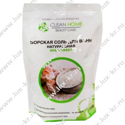 Clean Home Beauty Соль для ванн Морская 1000гр