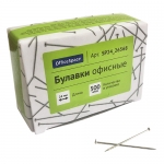 Булавки офисные 24мм, 500шт