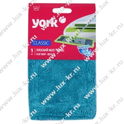 Насадка МОП для швабры York "Classic", микрофибра, плоский МОП, 430*130мм ( 081090 )