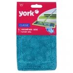 Насадка МОП для швабры York "Classic", микрофибра, плоский МОП, 430*130мм ( 081090 )