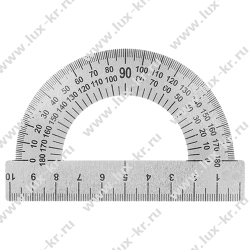 Транспортир металлический ТС-10, 180градусов, 10см