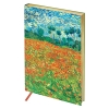 Записная книжка А6 80л. ЛАЙТ, кожзам, Greenwich Line "Vision. Van Gogh. Poppy field", тон. блок, зол NA6_30812 Записная книжка А6 80л. ЛАЙТ, кожзам, Greenwich Line "Vision. Van Gogh. Poppy field", тон. блок, зол NA6_30812
