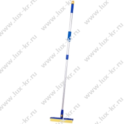 Стекломойка OfficeClean Professional, вращающ.,телеск. ручка,раб.часть 25см(стяжка,губка,ручка)
