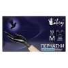 Перчатки нитриловые Libry черные неопудренные, 50 пар (М) Перчатки нитриловые Libry черные неопудренные, 50 пар (М)