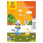 Картон белый А4, Мульти-Пульти, 10л., немелованный, в папке, "Приключения Енота"  Картон белый А4, Мульти-Пульти, 10л., немелованный, в папке, "Приключения Енота"