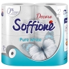 SОFFIONE Pure White Бумага туалетная Белая 2-х слойная, 4 рулона SОFFIONE Pure White Бумага туалетная Белая 2-х слойная, 4 рулона