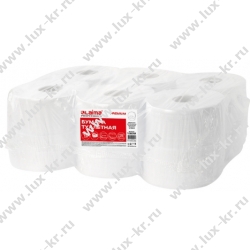 Бумага туалетная 170 м, LAIMA (T2), PREMIUM, 2-слойная, цвет белый, КОМПЛЕКТ 12 рулонов, 126092