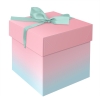 Коробка складная подарочная MESHU "Duotone. Mint-Pink gradient", (15*15*15см), с лентой MS_54170 Коробка складная подарочная MESHU "Duotone. Mint-Pink gradient", (15*15*15см), с лентой MS_54170