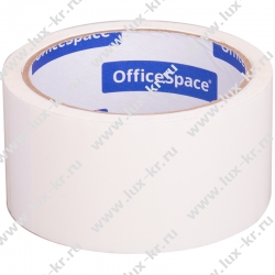 Клейкая лента упаковочная OfficeSpace, 48мм*40м, 45мкм, белая