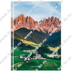 Бизнес-блокнот А4, 80л., матовая ламинация, выб.лак, клетка, твердая обложка Бизнес-блокнот А4, 80л., матовая ламинация, выб.лак, клетка, твердая обложка