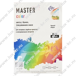 Бумага M/C А4, 500л, 80г/м2, красный медиум (аналог PI25) в пачках (56247)