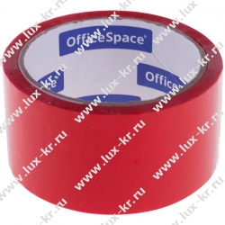 Клейкая лента упаковочная OfficeSpace, 48мм*40м, 45мкм, красная Клейкая лента упаковочная OfficeSpace, 48мм*40м, 45мкм, красная