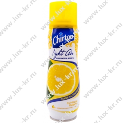 Освежитель воздуха аэрозольный 300 мл CHIRTON (Чиртон) Light Air "Сочный лимон", сухое распыление Освежитель воздуха аэрозольный 300 мл CHIRTON (Чиртон) Light Air "Сочный лимон", сухое распыление