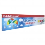 Краски акварельные 6 цветов ERICH KRAUSE, медовые