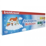 Краски акварельные 12 цветов ERICH KRAUSE, медовые
