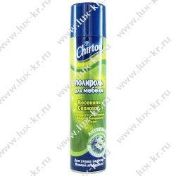 ПОЛИРОЛЬ для мебели Chirton Антипыль Весенний 300мл