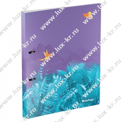 Папка на 2 кольцах Berlingo "Flower Art", А4, 24мм, 600мкм, с рисунком, D-кольца, с внутр. Карманом RB4_2DS20  Папка на 2 кольцах Berlingo "Flower Art", А4, 24мм, 600мкм, с рисунком, D-кольца, с внутр. Карманом RB4_2DS20