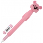 Ручка фигурная шариковая ЮНЛАНДИЯ "Мишка", мягкий силиконовый корпус, ассорти, СИНЯЯ, пишущий узел 0,7 мм, 143780 Ручка фигурная шариковая ЮНЛАНДИЯ "Мишка", мягкий силиконовый корпус, ассорти, СИНЯЯ, пишущий узел 0,7 мм, 143780