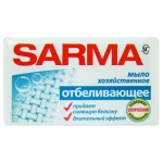 Мыло хозяйственное САРМА с отбеливающим эффектом, 140г
