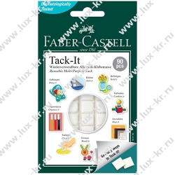 Масса для приклеивания Faber-Castell "Tack-It", 90 кубиков, 50г., картон.уп.