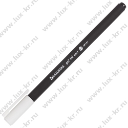 Ручка гелевая BRAUBERG "Matt Gel", ЧЕРНАЯ, корпус soft-touch, узел 0,5 мм, линия 0,35 мм, 142944