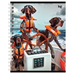 Тетрадь 96л, клетка, на спирали