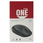Мышь беспроводная Smartbuy ONE 300AG-K, USB, черная, 2btn+Roll