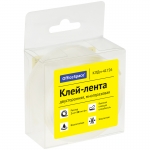 Клей-лента двусторонняя многоразовая OfficeSpace, 30мм*2мм*1м, КЛДм-41726