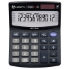 LAMARK212 Калькулятор 12р. Настольный 125х100х27мм,  2-ое питание, черный DDT212-BK
