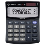 LAMARK212 Калькулятор 12р. Настольный 125х100х27мм,  2-ое питание, черный DDT212-BK  LAMARK212 Калькулятор 12р. Настольный 125х100х27мм,  2-ое питание, черный DDT212-BK