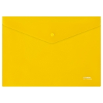 Папка-конверт на кнопке СТАММ А4, 180мкм, пластик, прозрачная, желтая MM-31021 Папка-конверт на кнопке СТАММ А4, 180мкм, пластик, прозрачная, желтая MM-31021
